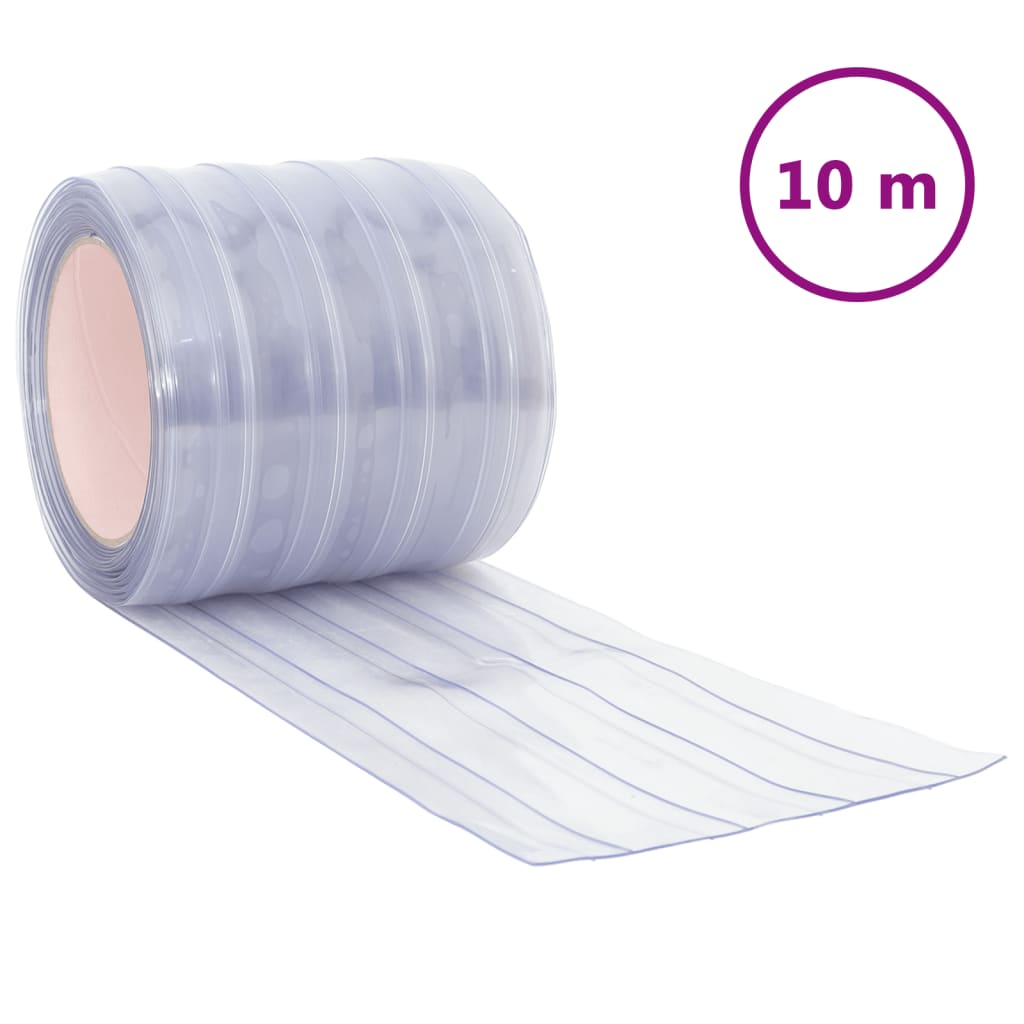 Tenda per Porte Trasparente 200 mm x 1,6 mm 10 m in PVC | homemem39