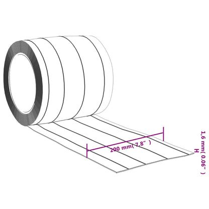 Tenda per Porte Trasparente 200 mm x 1,6 mm 50 m in PVC | homemem39
