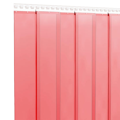Tenda per Porte Rossa 200 mm x 1,6 mm 25 m in PVC | homemem39