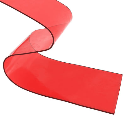 Tenda per Porte Rossa 200 mm x 1,6 mm 25 m in PVC | homemem39