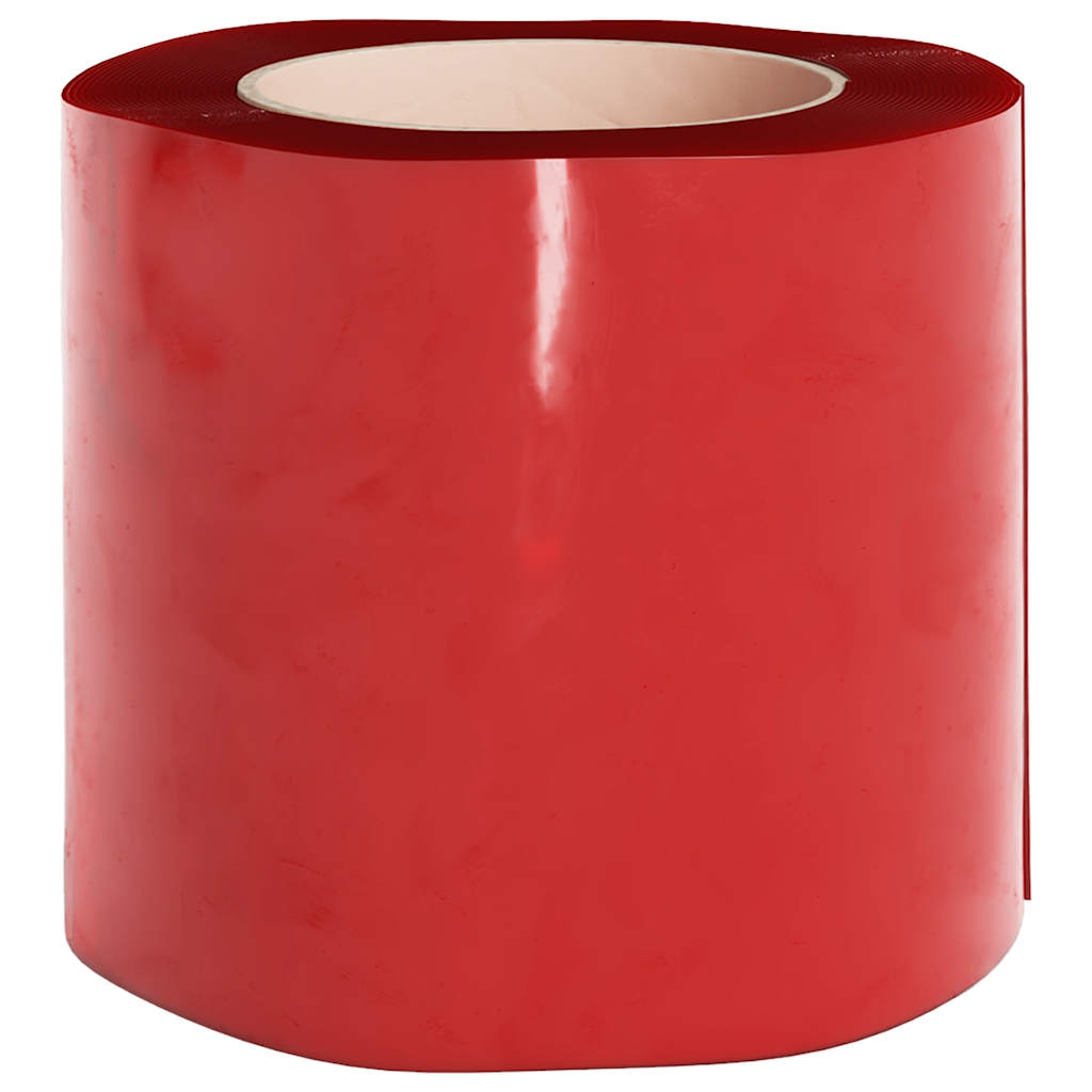 Tenda per Porte Rossa 200 mm x 1,6 mm 50 m in PVC | homemem39