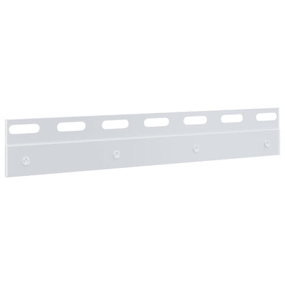 Piastre di Collegamento 4 pz Argento 28 cm Acciaio Inossidabile