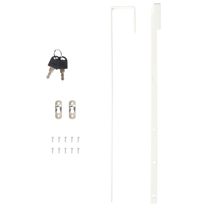 Armadio Portagioie con Specchio a Muro 30x8,5x67 cm | homemem39