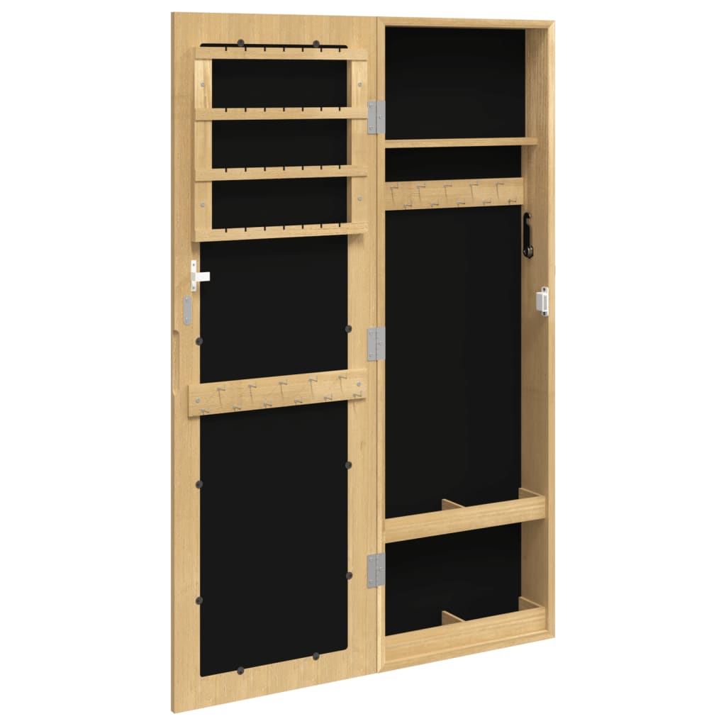 Armadio Portagioie con Specchio a Muro 30x8,5x90 cm | homemem39