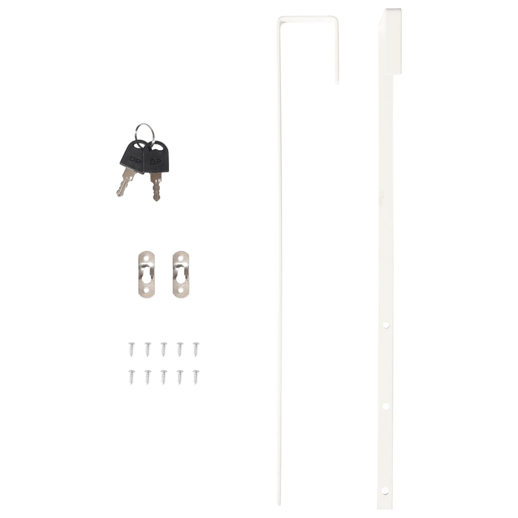 Armadio Portagioie con Specchio a Muro 30x8,5x90 cm | homemem39
