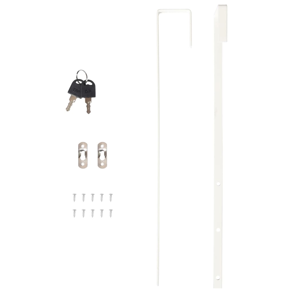 Armadio Portagioie con Specchio a Muro Nero 37,5x10x67 cm | homemem39