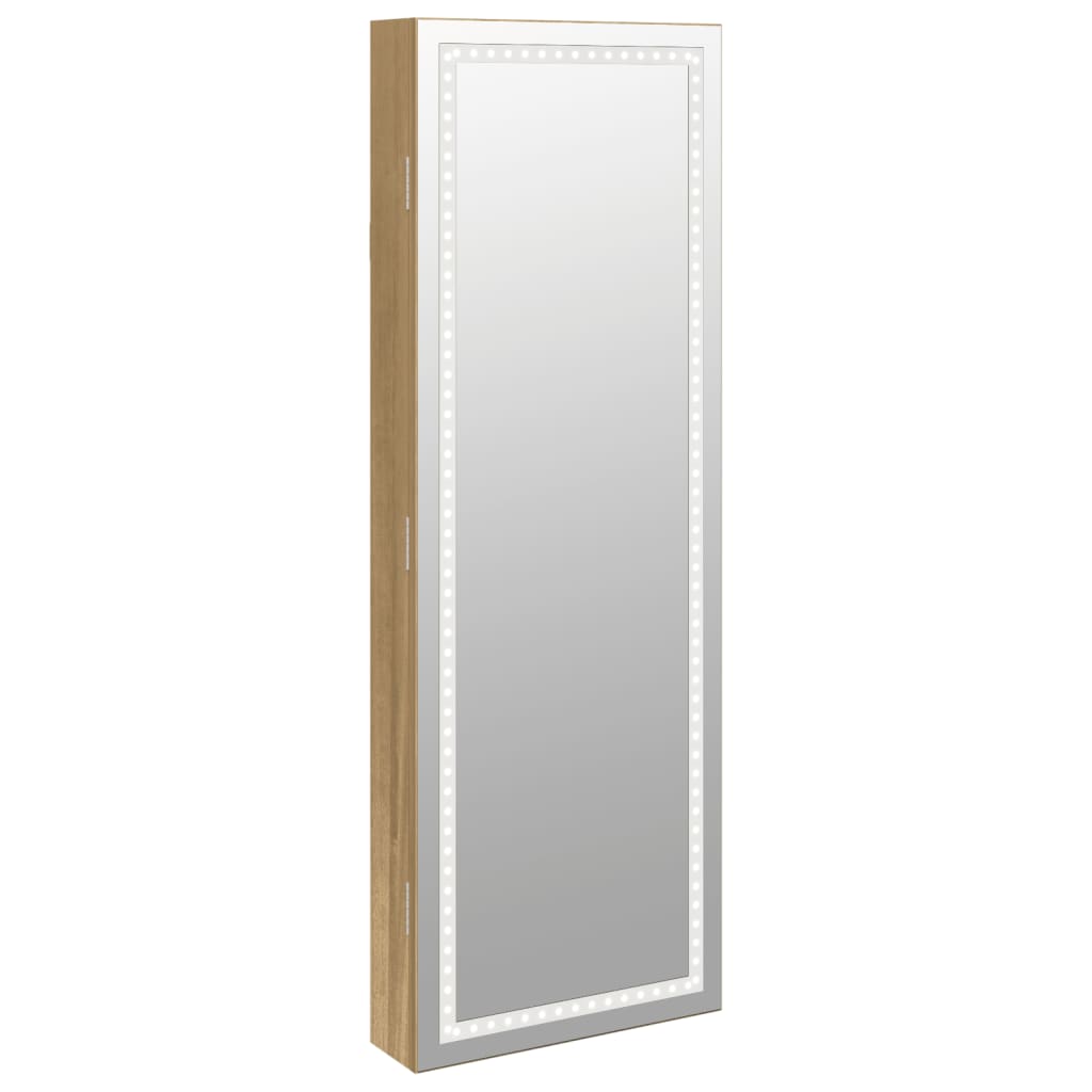 Armadio Portagioie a Specchio con Luci LED a Parete | homemem39