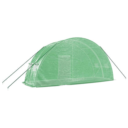 Serra con Telaio in Acciaio Verde 12 m² 6x2x2,85 m - homemem39