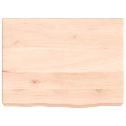 Ripiano a Parete 40x30x(2-6) cm Massello Rovere Non Trattato | homemem39