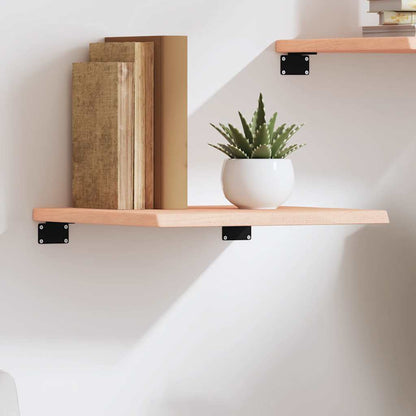 Ripiano a Parete 40x40x2 cm Legno Massello Rovere Non Trattato | homemem39