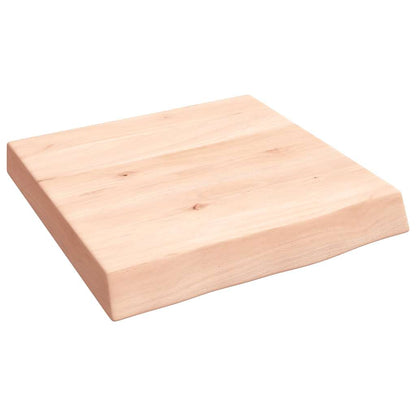 Ripiano a Parete 0x(2-6) cm Massello Rovere Non Trattato