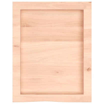Ripiano a Parete 40x50x(2-6) cm Massello Rovere Non Trattato | homemem39