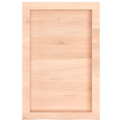 Ripiano a Parete 40x60x(2-6) cm Massello Rovere Non Trattato | homemem39