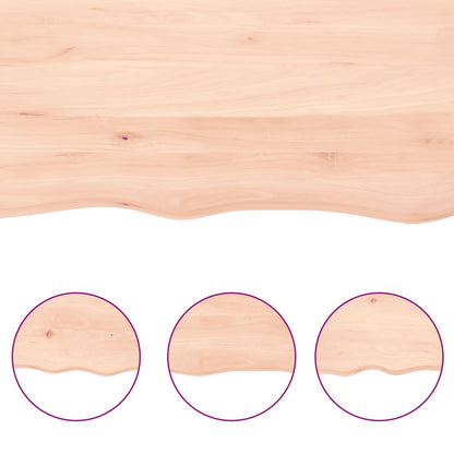 Ripiano a Parete 60x10x4 cm Legno Massello Rovere Non Trattato | homemem39