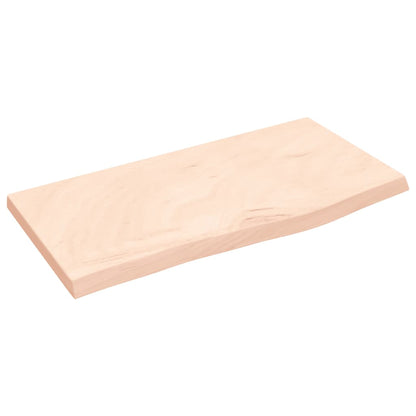 Ripiano a Parete 60x30x(2-4) cm Massello Rovere Non Trattato | homemem39