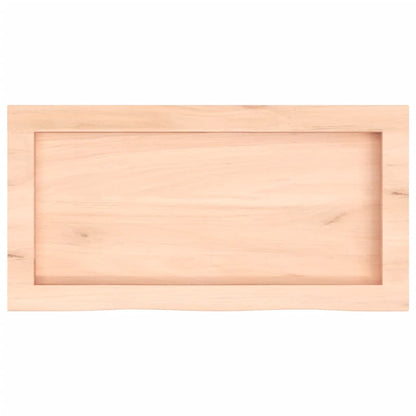 Ripiano a Parete 60x30x(2-4) cm Massello Rovere Non Trattato | homemem39