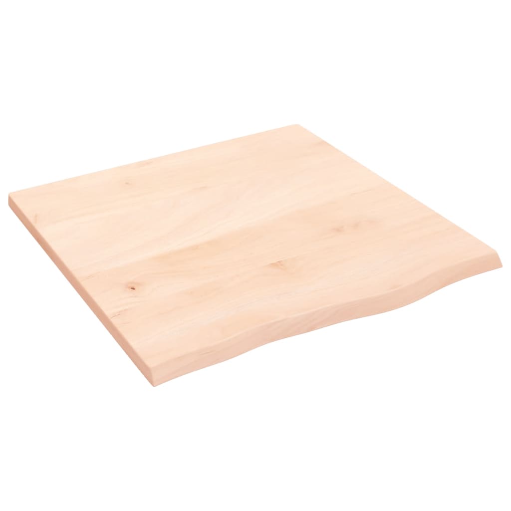 Ripiano a Parete 60x60x2 cm Legno Massello Rovere Non Trattato - homemem39