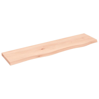 Ripiano a Parete 80x20x2 cm Legno Massello Rovere Non Trattato | homemem39