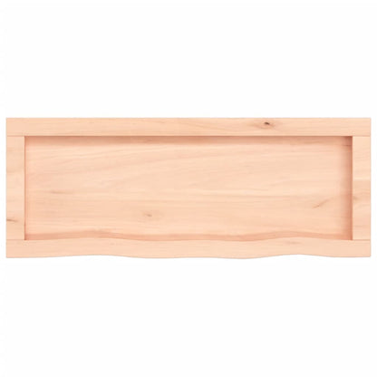 Ripiano a Parete 80x30x(2-4) cm Massello Rovere Non Trattato | homemem39