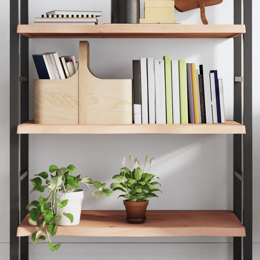 Ripiano a Parete 80x40x(2-4) cm Massello Rovere Non Trattato | homemem39