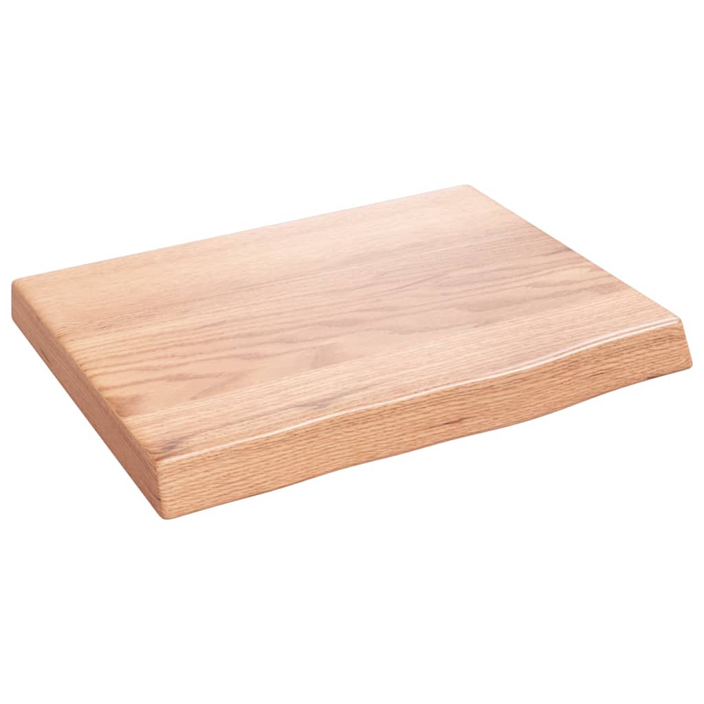 Ripiano Muro Marrone 40x30x(2-4) cm Massello Rovere Trattato | homemem39