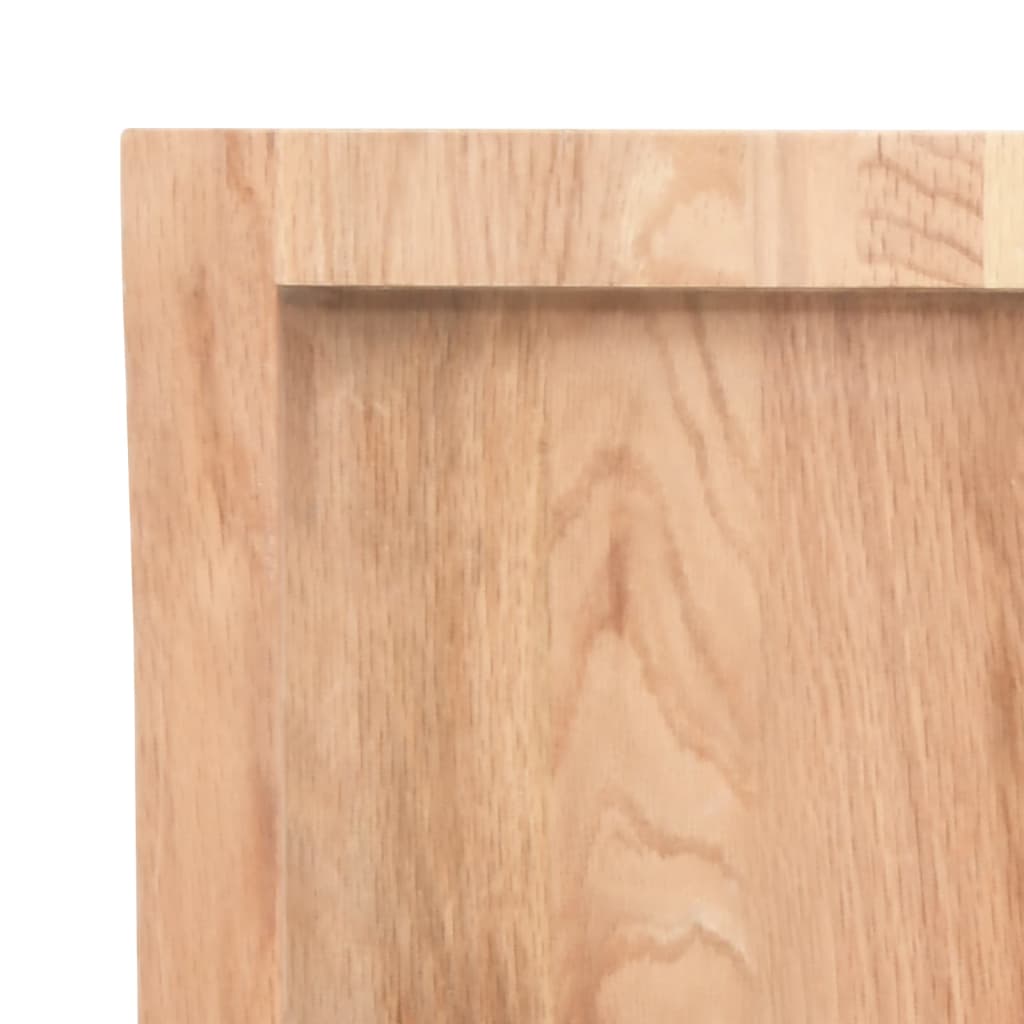 Ripiano Muro Marrone 60x40x(2-4) cm Massello Rovere Trattato | homemem39