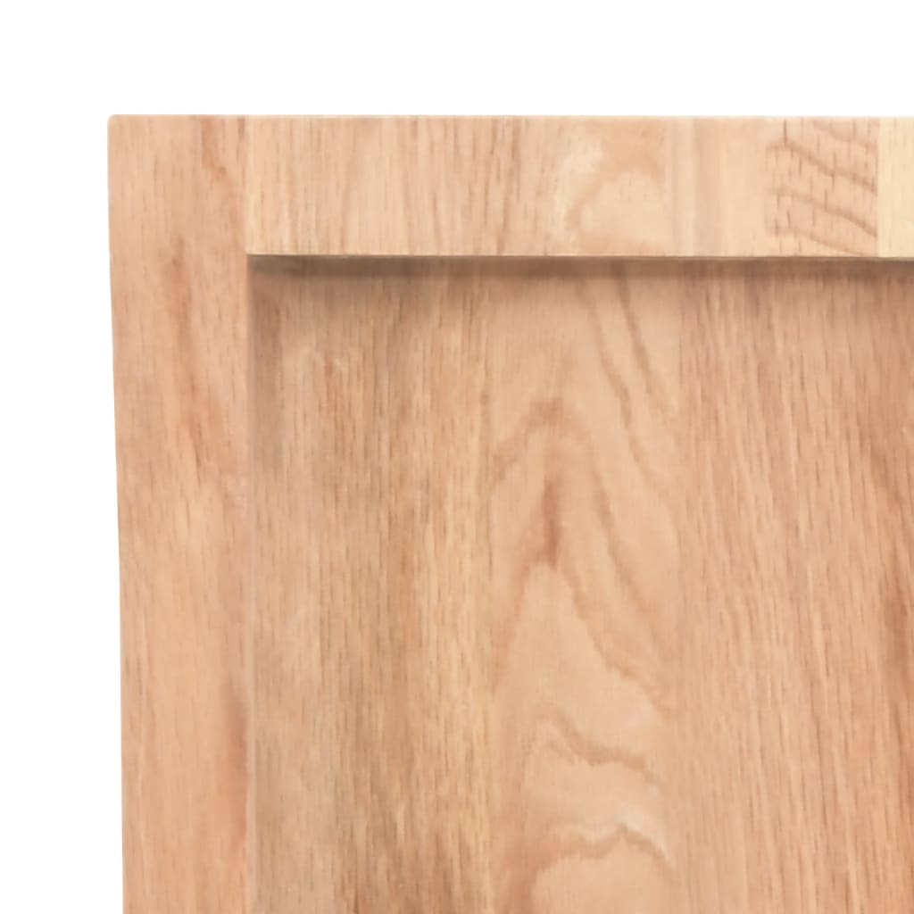 Ripiano Muro Marrone 60x50x(2-6) cm Massello Rovere Trattato | homemem39