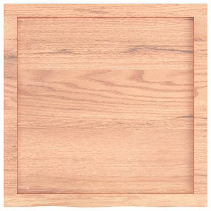 Ripiano Muro Marrone 60x60x(2-4) cm Massello Rovere Trattato - homemem39