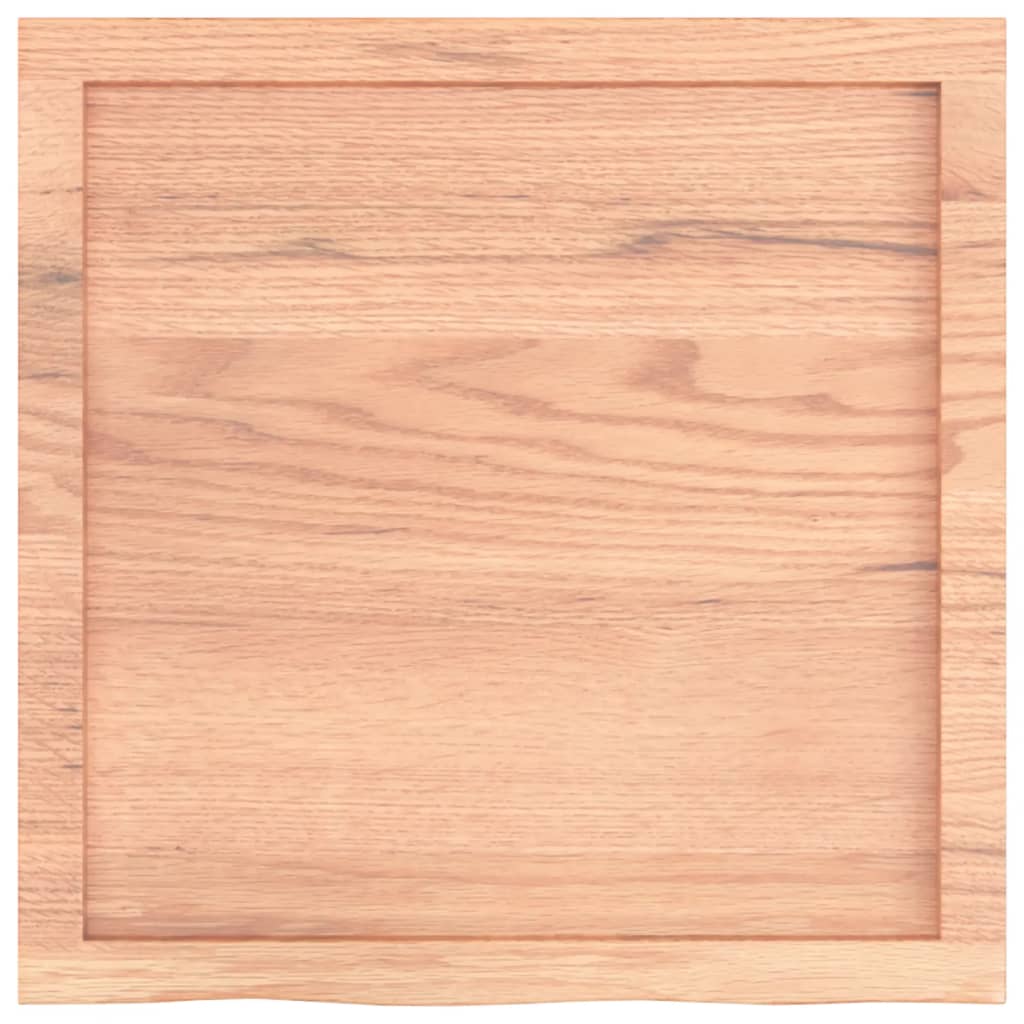 Ripiano Muro Marrone 60x60x(2-6) cm Massello Rovere Trattato | homemem39