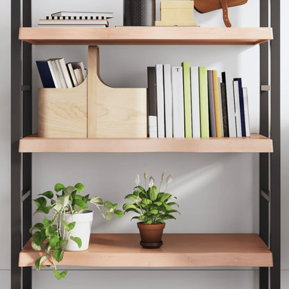 Ripiano Muro Marrone 80x40x(2-6) cm Massello Rovere Trattato | homemem39