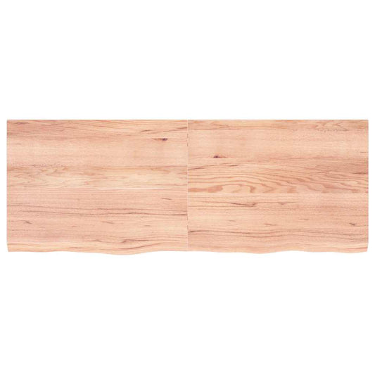 Ripiano Muro Marrone 160x60x(2-4) cm Massello Rovere Trattato - homemem39