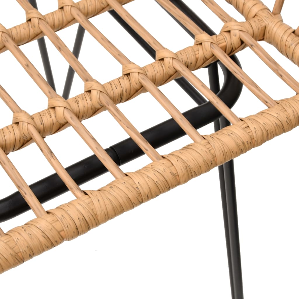 Set da Pranzo da Giardino 5 pz in Polyrattan | homemem39