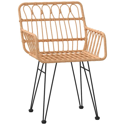 Set da Pranzo da Giardino 3 pz in Polyrattan | homemem39