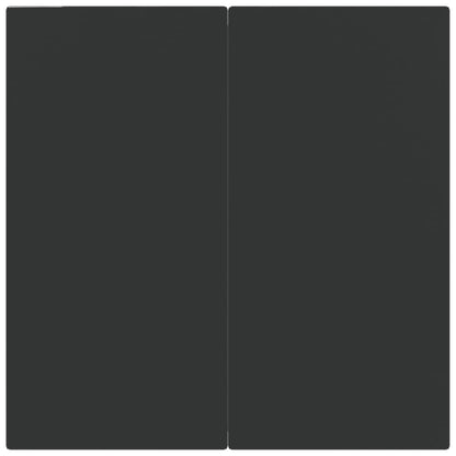 Set da Pranzo da Giardino 5 pz Nero in Polyrattan - homemem39