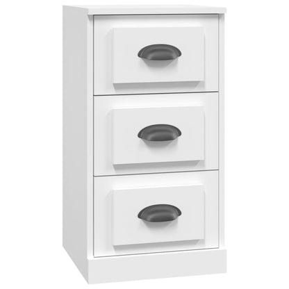 Credenze 3 pz Bianco in Legno Multistrato