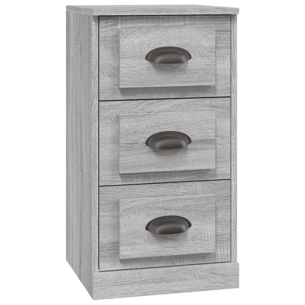 Credenze 3 pz Grigio Sonoma in Legno Multistrato - homemem39