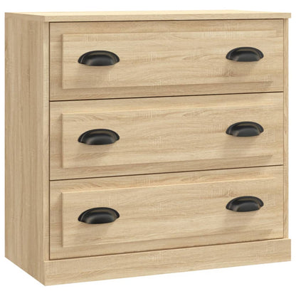 Credenze 2 pz Rovere Sonoma in Legno Multistrato
