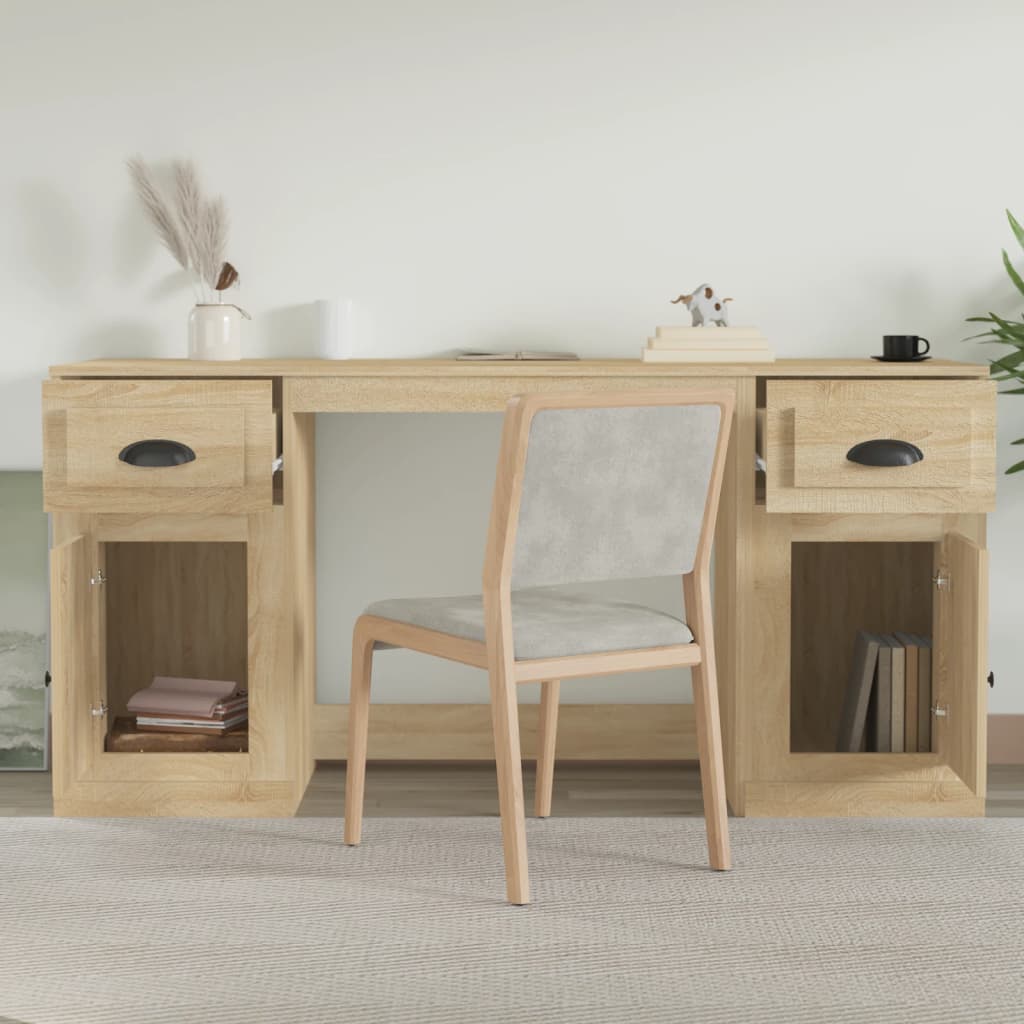 Scrivania con Armadietto in legno multistrato