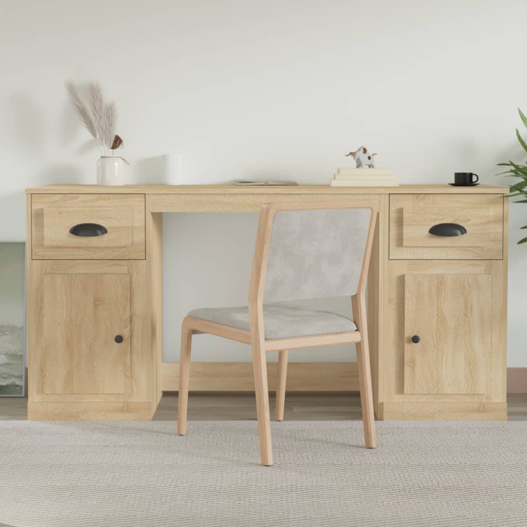 Scrivania con Armadietto in legno multistrato