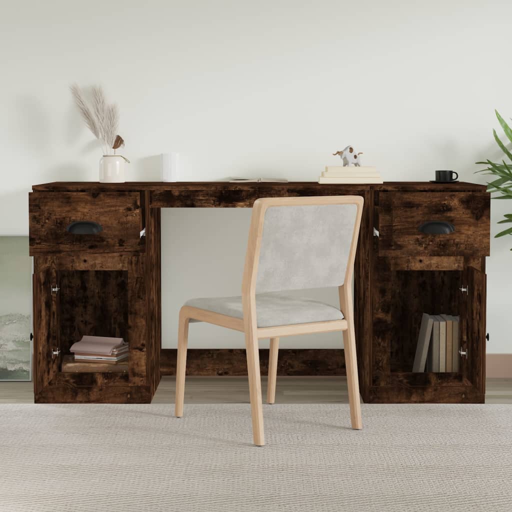 Scrivania con Armadietto in legno multistrato