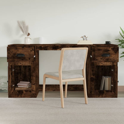Scrivania con Armadietto in legno multistrato