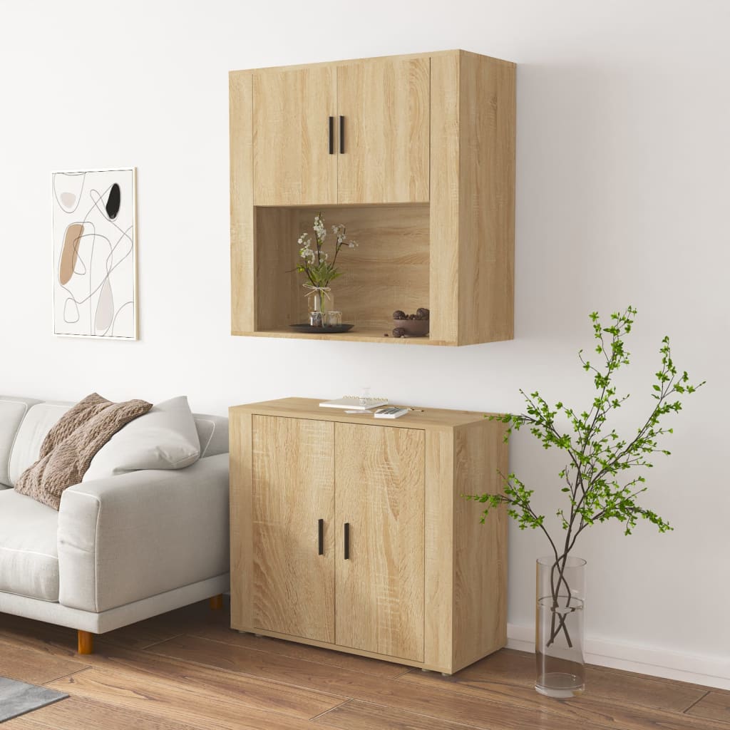 Credenza Rovere Sonoma in Legno Multistrato - homemem39