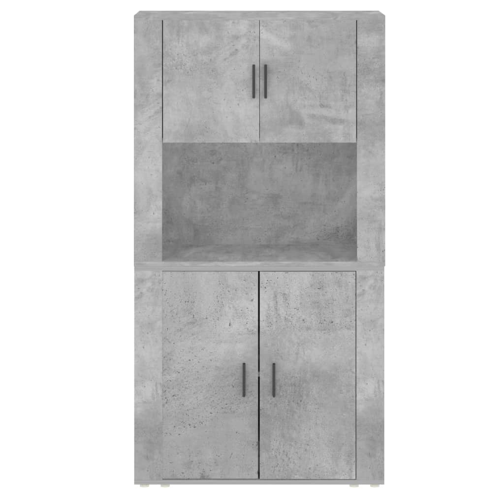Credenza Grigio Cemento in Legno Multistrato | homemem39
