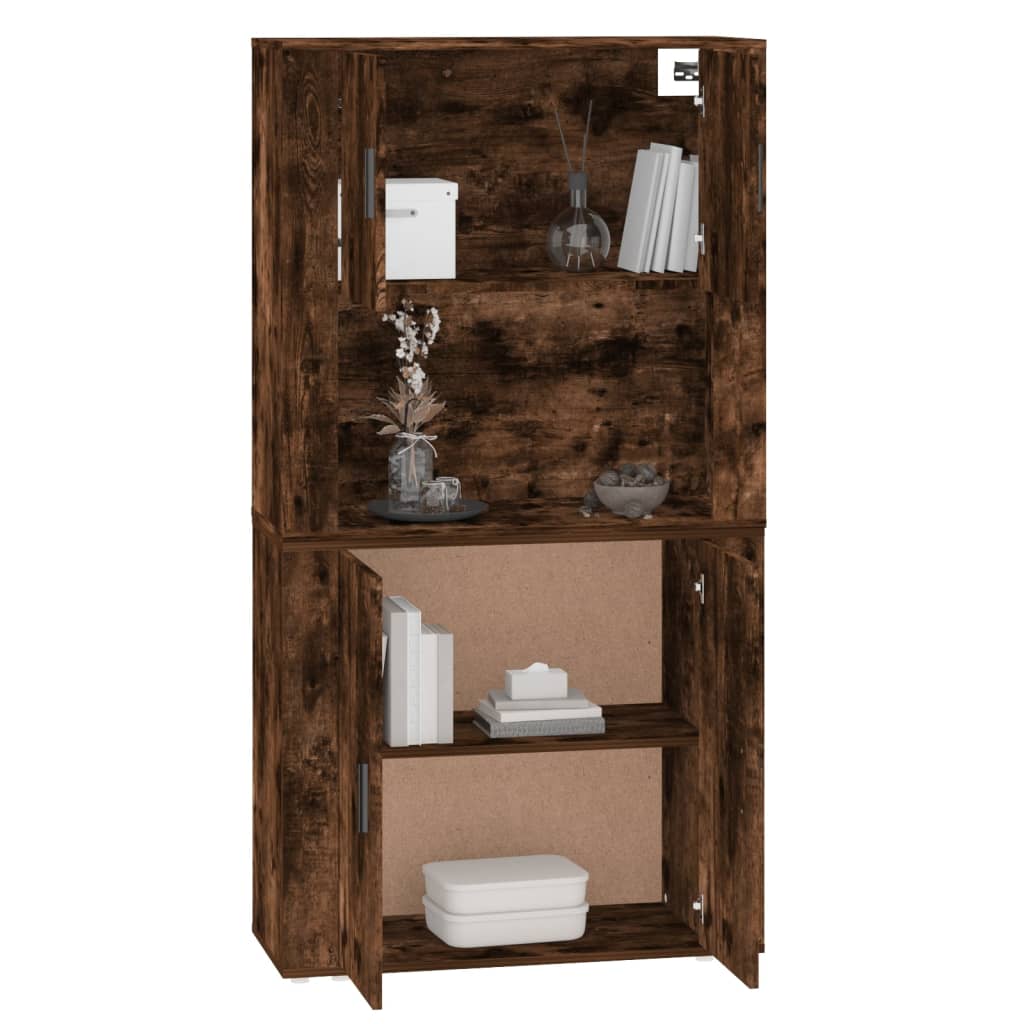 Credenza Rovere Fumo in Legno Multistrato - homemem39