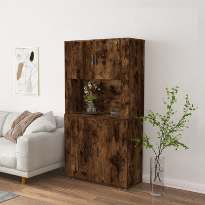 Credenza Rovere Fumo in Legno Multistrato - homemem39