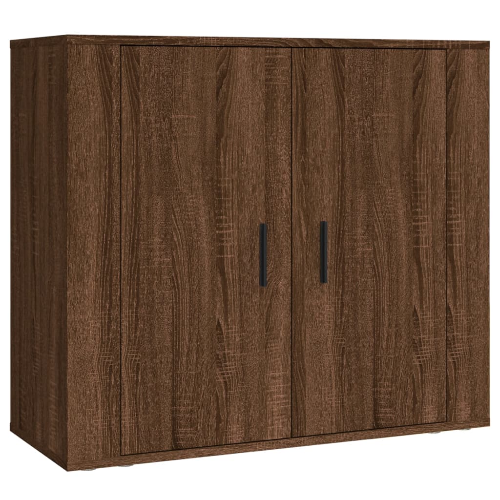 Credenza Rovere Marrone in Legno Multistrato