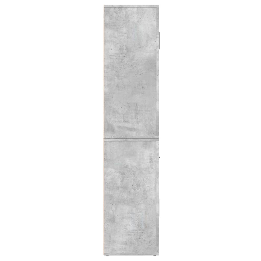 Credenza Grigio Cemento in Legno Multistrato