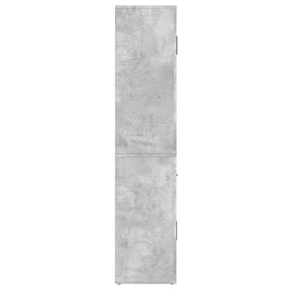 Credenza Grigio Cemento in Legno Multistrato