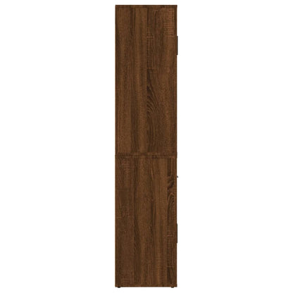 Credenza Rovere Marrone in Legno Multistrato