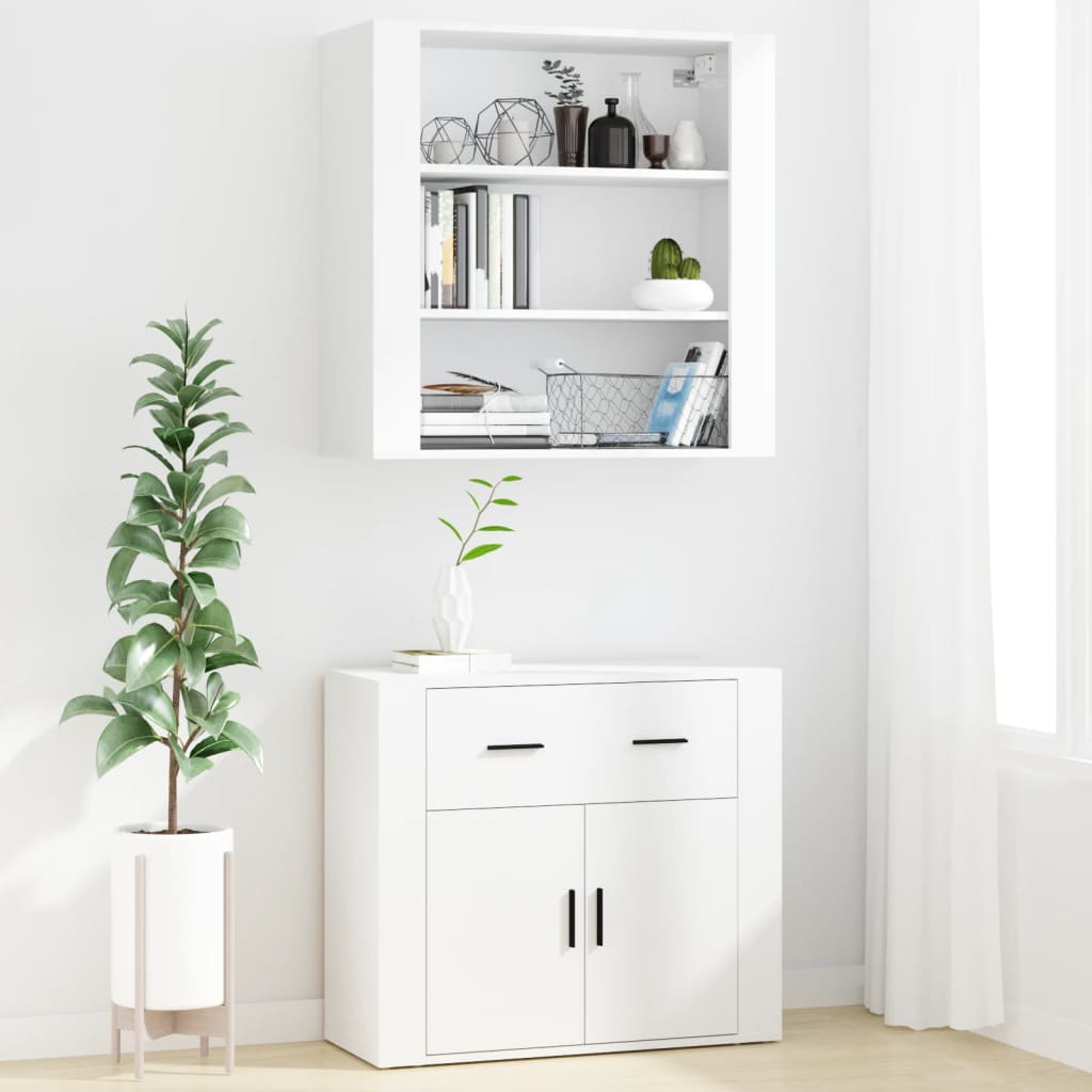 Credenza Bianca in Legno Multistrato - homemem39